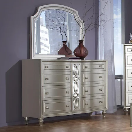 Drawer Dresser w/ Mirror